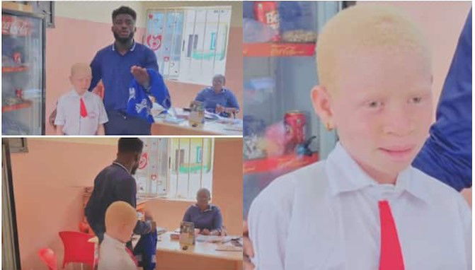 Comedian Adopts Girl With Albinism After Her Stepfather Stopped Her From Schooling | Daily Report Nigeria