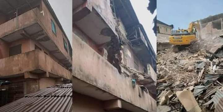 BREAKING: 2 Dead Bodies Recovered From Collapsed 7-Storey Building | Daily Report Nigeria