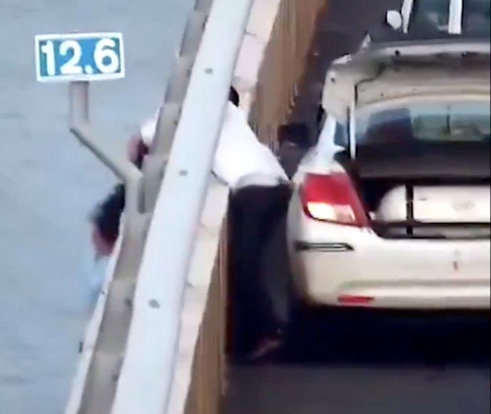 Driver Pulls Woman's Hair As She Tries To Commit Suicide [VIDEO] | Daily Report Nigeria