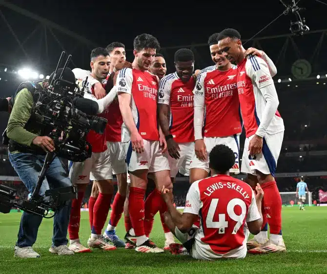 Arsenal Humiliate Manchester City 5-1, Close Gap at Premier League Top | Daily Report Nigeria